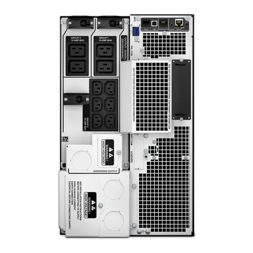 Джерело безперебійного живлення APC Smart-UPS SRT 10000VA, On-line, 10 х IEC, RJ-45, USB, металл (SRT10KXLI)