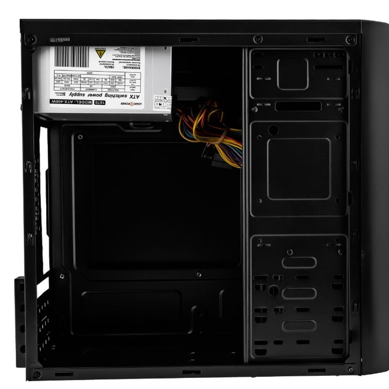 Корпус Logicpower 6103-400w 8см, 2хUSB2.0, Black (LP6589)