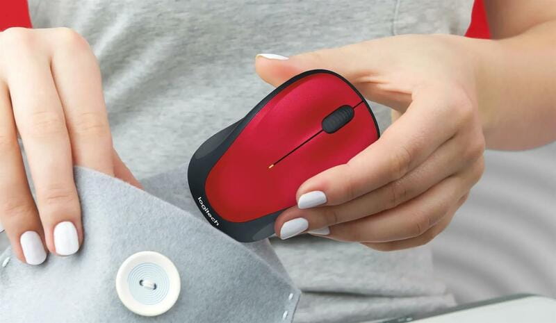 Мышь беспроводная Logitech M235 Red (910-002496)