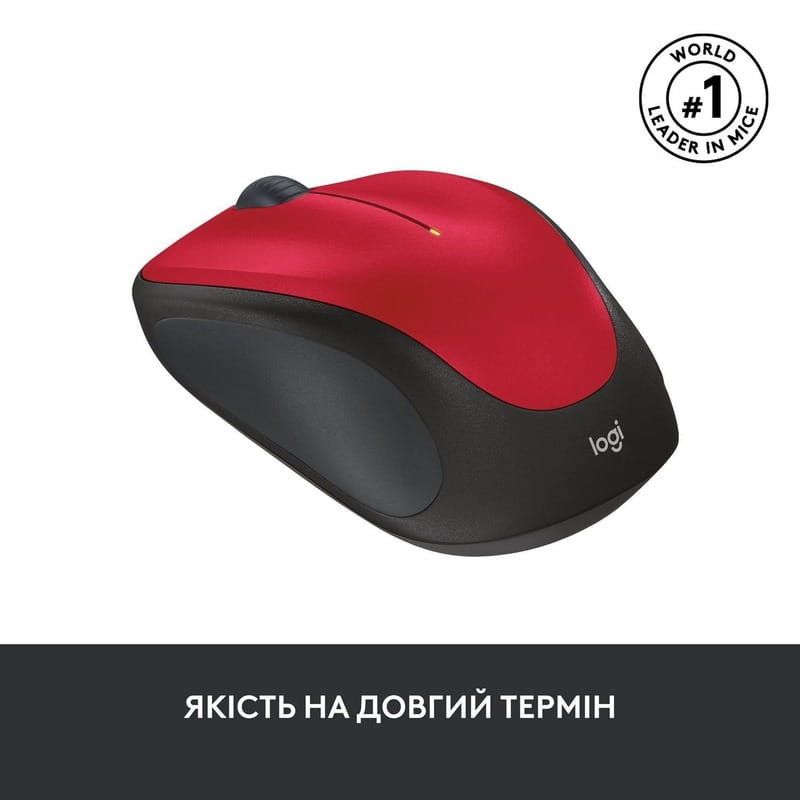 Мышь беспроводная Logitech M235 Red (910-002496)