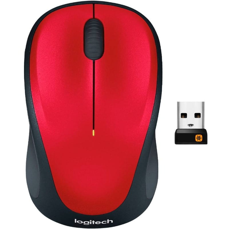 Мышь беспроводная Logitech M235 Red (910-002496)