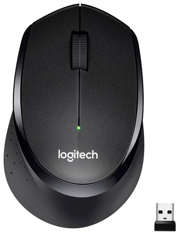 Мышь беспроводная Logitech M330 Silent Plus Black (910-004909)