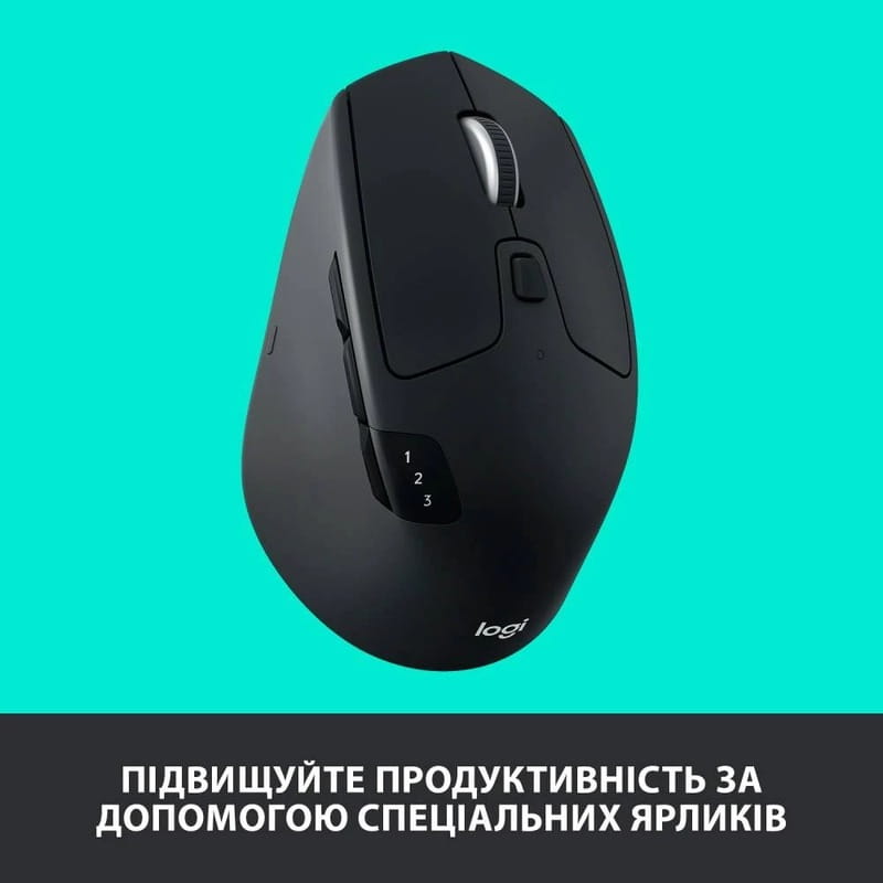 Мышь беспроводная Logitech M720 Triathlon Black (910-004791)