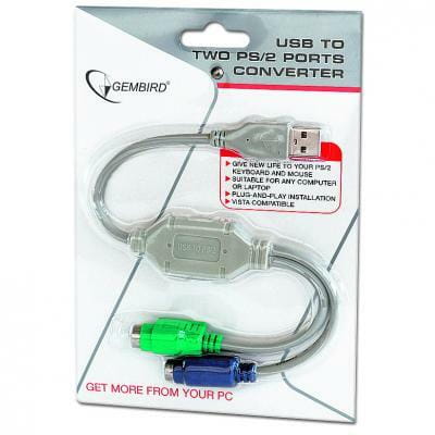 Контролер USB-2xPS/2 Cablexpert  (UAPS12)