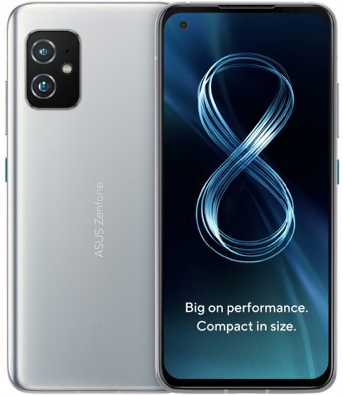 Смартфон Asus ZenFone 8 ZS590KS 16/256GB Dual Sim Silver (90AI0063-M00120)