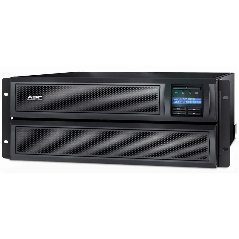 Джерело безперебійного живлення APC Smart-UPS X 2200VA Rack/Tower, Lin.int., 10 x IEC, USB, RJ-45, LCD, метал (SMX2200HV)