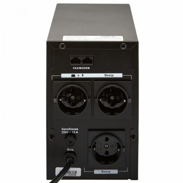 ИБП LogicPower LPM-L1100VA, Lin.int., AVR, 3 x евро, LCD, металл