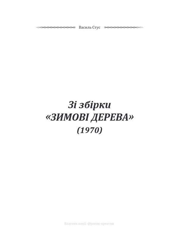 Избранная поэзия. Укрыться от судьбы - не суждено... / Василий Стус