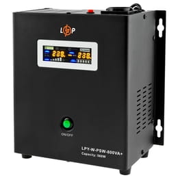 ИБП LogicPower LPY-W-PSW-800VA+ (560Вт)5A/15A, с правильной синусоидой 12V, настенный