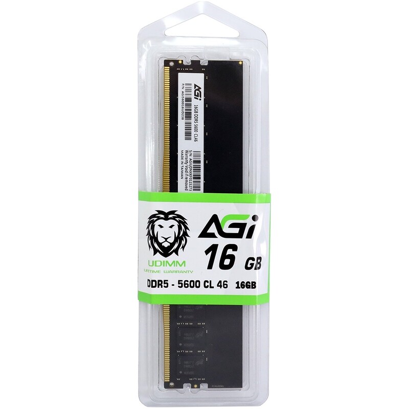 Модуль пам`ятi DDR5 16GB/5600 AGI Black (AGI560016UD238-ST)