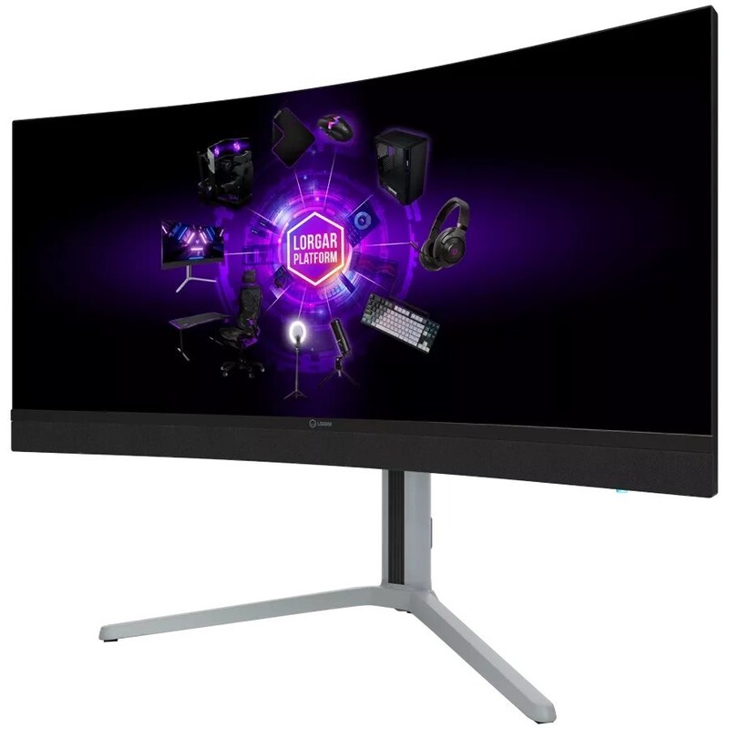 Монітор Acer 34" 34MP1 (LRG-34MP1W180C-GY) VA Grey Curved 180Hz