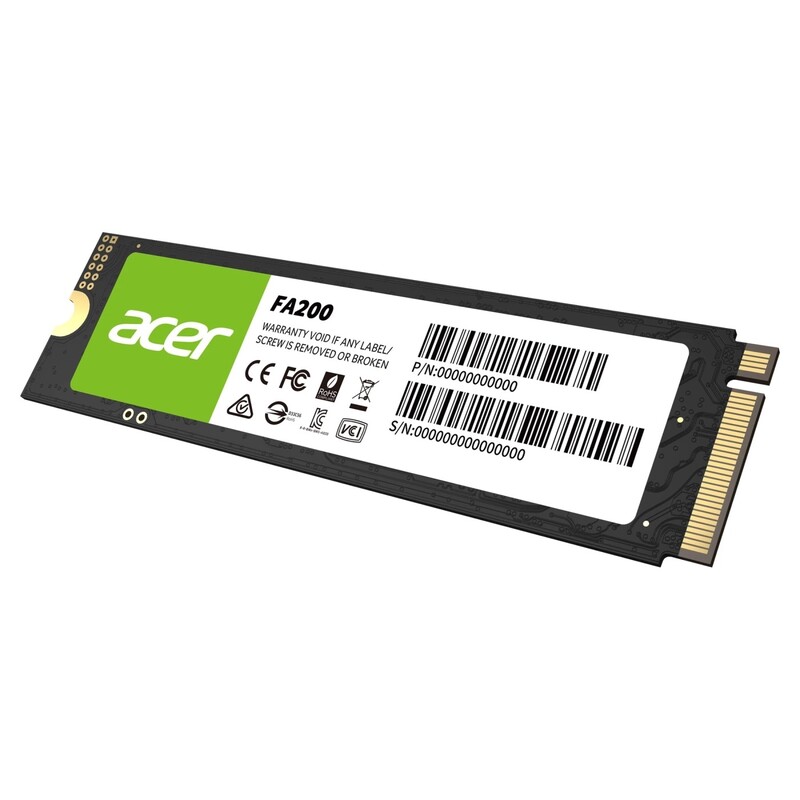 Накопичувач SSD 2TB Acer FA200 M.2 2280 NVMe PCIe Gen4.0 x4 3D NAND (BL.9BWWA.125)