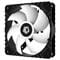 Фото - Вентилятор ID-Cooling WF-12025-SD-W, 120x120x25мм, 3-pin, черный с белым | click.ua
