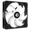 Фото - Вентилятор ID-Cooling WF-12025-SD-W, 120x120x25мм, 3-pin, черный с белым | click.ua