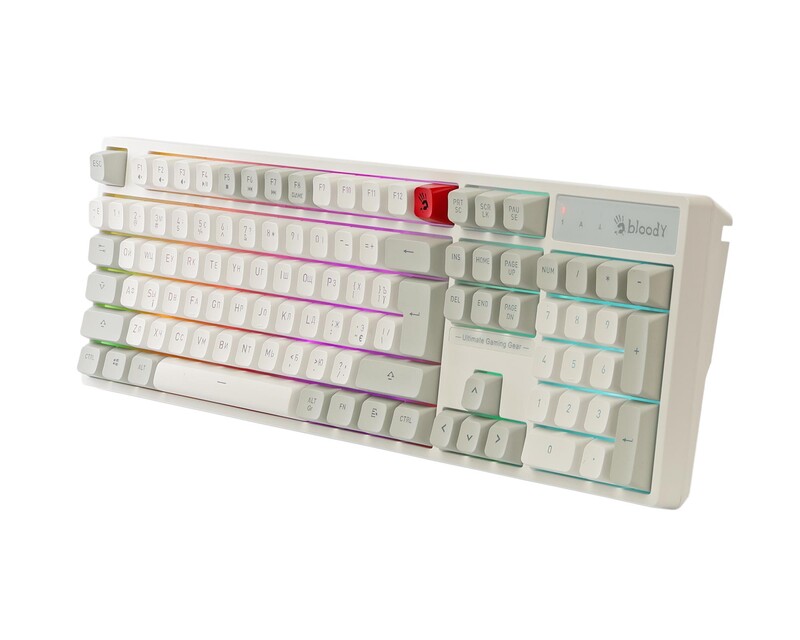Клавіатура Bloody B230N White