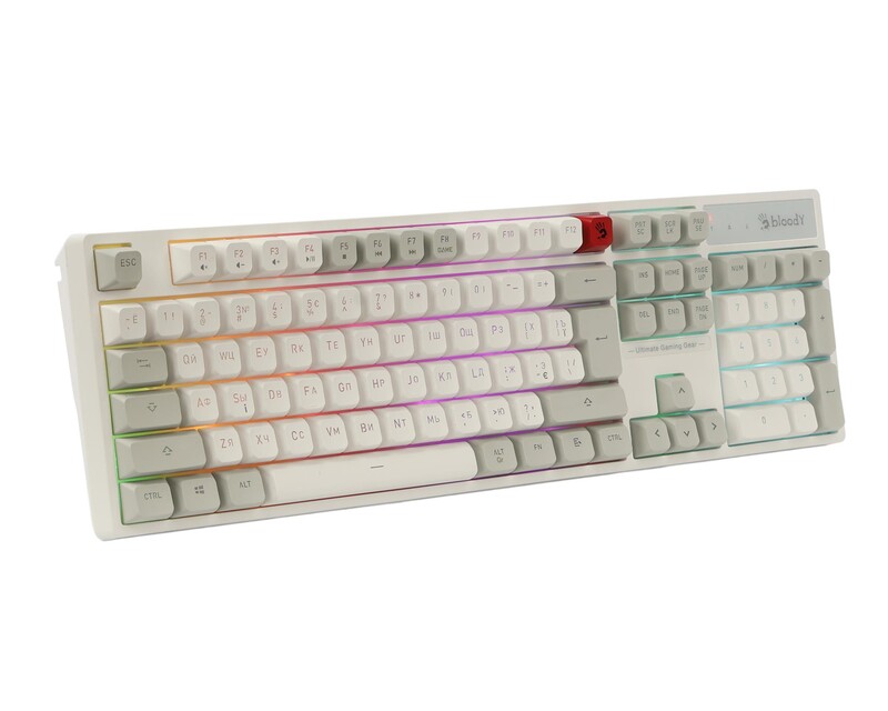 Клавіатура Bloody B230N White