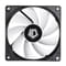 Фото - Вентилятор ID-Cooling FL-12025, 120 x 120 x 25мм, 3-pin, черный с белым | click.ua