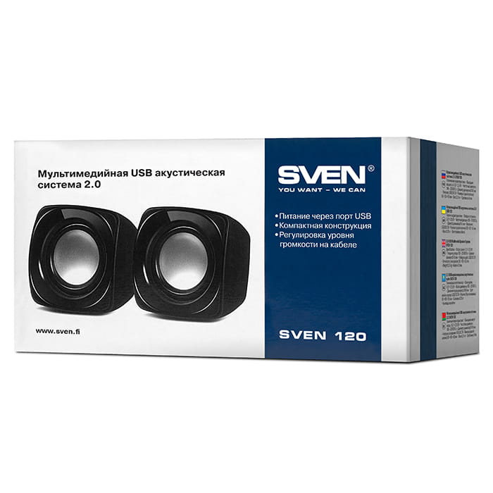 Акустическая система Sven 120 Black