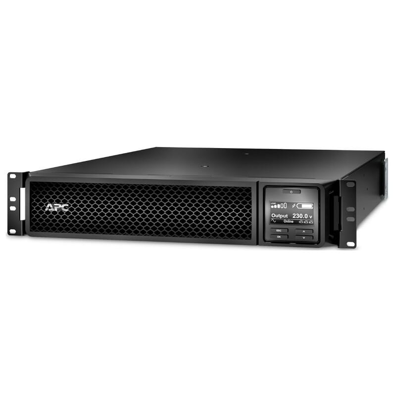 Джерело безперебійного живлення  APC Smart-UPS SRT 3000VA RM LCD (SRT3000RMXLI-NC)