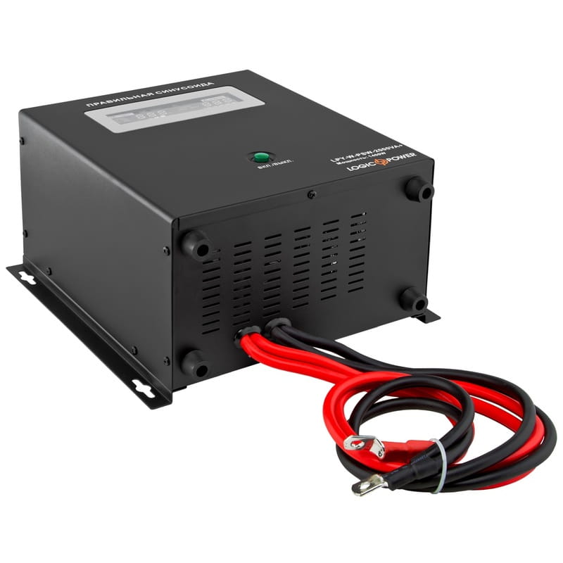 ИБП LogicPower LPY-W-PSW-2500VA+(1800Вт)10A/20A, Lin.int., AVR, 2 x евро, USB, LCD, металл