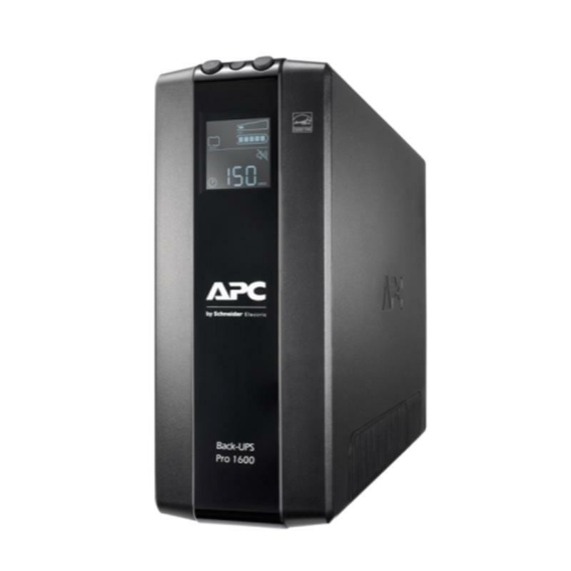 ИБП APC Back-UPS Pro BR 1600VA, Lin.Int., AVR, 8 х евро, LCD, USB, RJ-11, RJ-45, металл (BR1600MI)