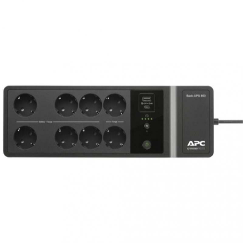 ИБП APC Back-UPS 650VA, Off-line, 8 х Schuko, USB, RS-232, пластик (BE650G2-RS)