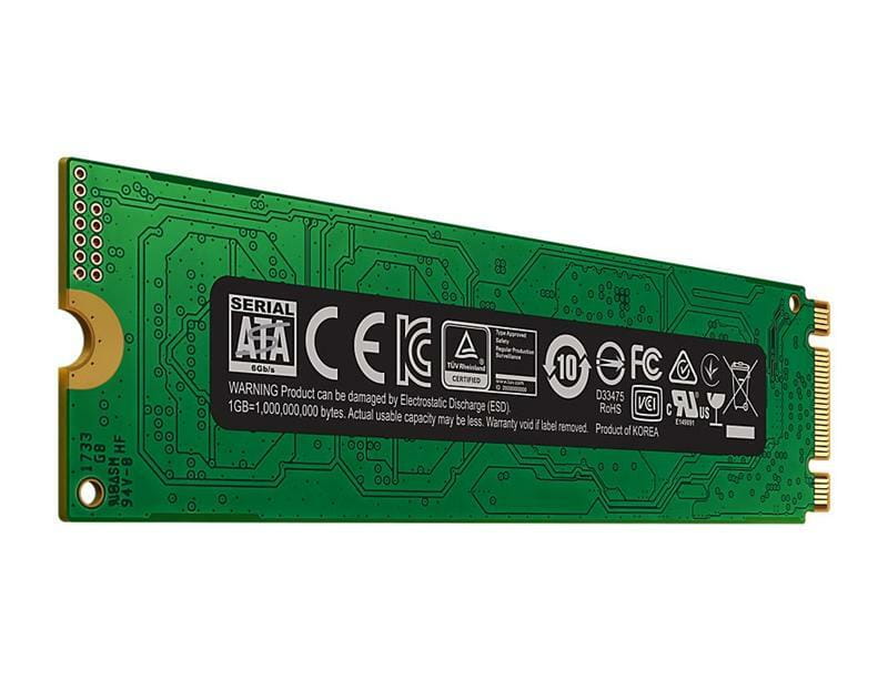 Накопитель SSD  500GB Samsung 860 EVO M.2 2280 SATAIII MLC (MZ-N6E500BW)