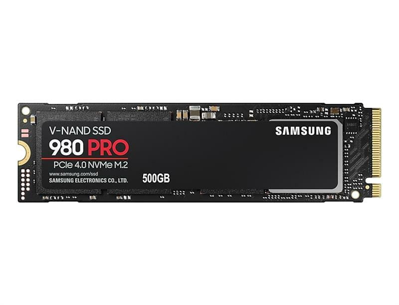 Накопичувач SSD  500GB Samsung 980 PRO M.2 PCIe 4.0 x4 NVMe V-NAND MLC (MZ-V8P500BW)