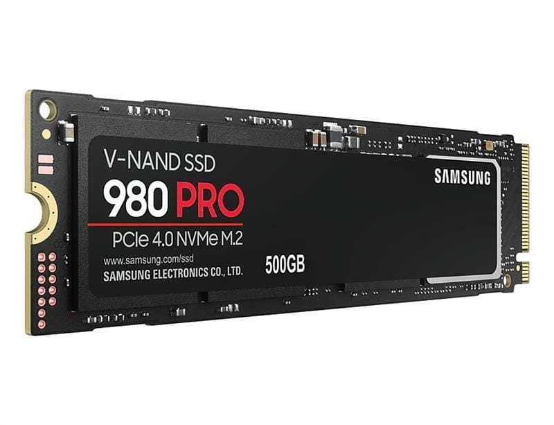 Накопичувач SSD  500GB Samsung 980 PRO M.2 PCIe 4.0 x4 NVMe V-NAND MLC (MZ-V8P500BW)