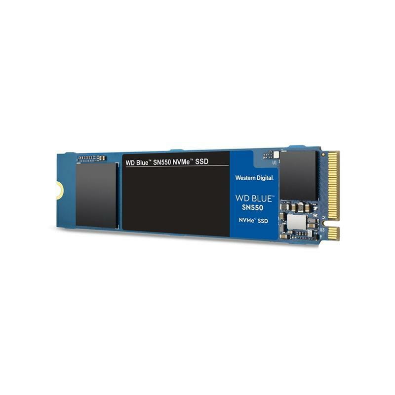 Накопитель SSD 1ТB WD Blue SN550 M.2 2280 PCIe 3.0 x4 3D TLC (WDS100T2B0C)