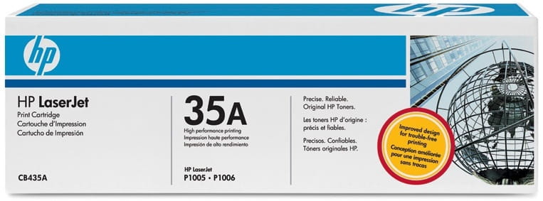 Картридж HP 35A LJ P1005/1006 (CB435A)