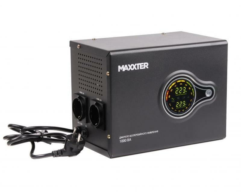 Джерело безребійного живлення Maxxter MX-HI-PSW500-01 500VA