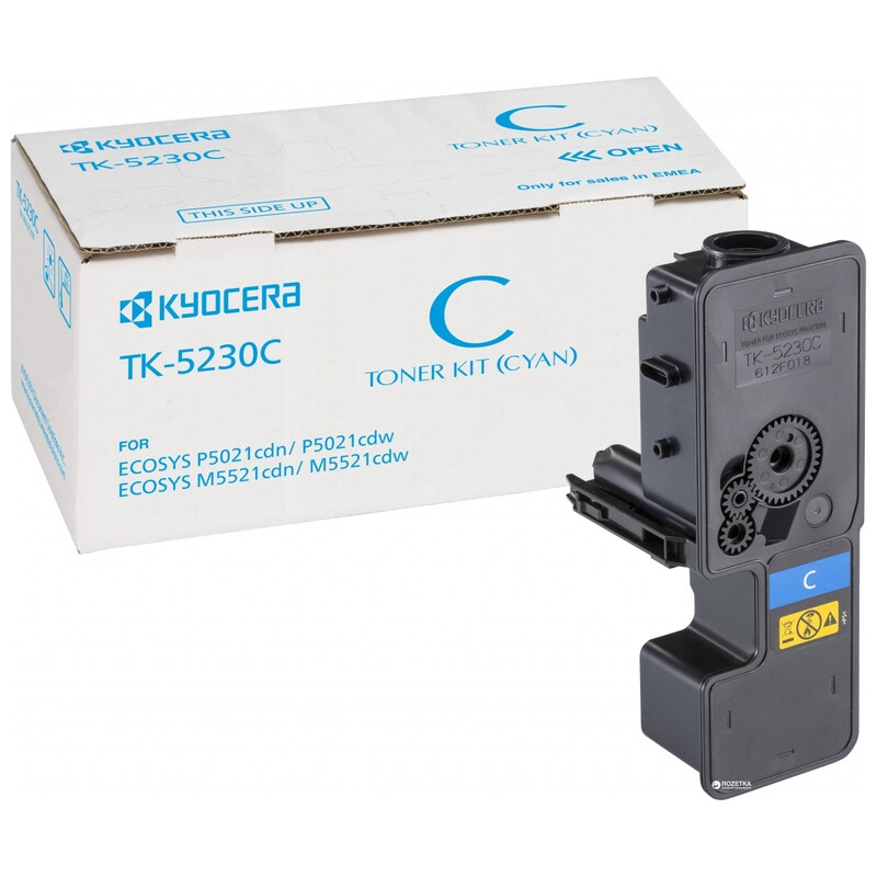 Тонер-картридж Kyocera Mita (1T02R9CNL0) M5521cdn/cdw/P5021cdn/cdw Cyan (TK-5230C)