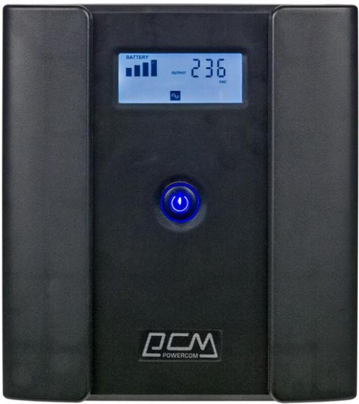 ИБП Powercom RPT-1500AP, 4xSchuko, LCD (00210225)