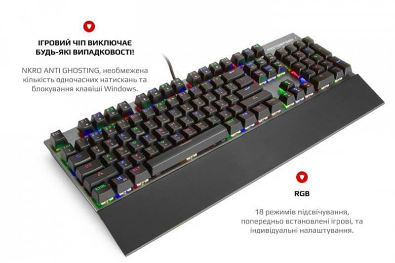 Клавиатура Motospeed CK108 Outemu Red Silver (mtck108mr)