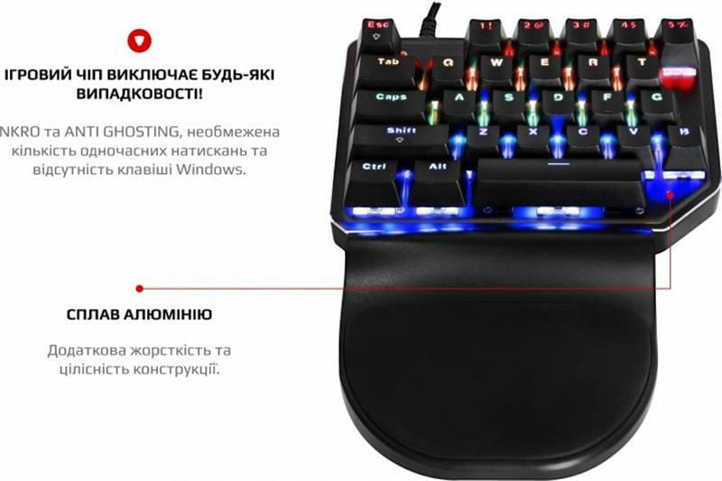 Клавиатура Motospeed K27 Outemu Red Black (mtk27mr)