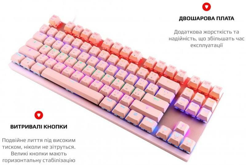 Клавиатура Motospeed K82 Outemu Blue Pink (mtk82pmb)