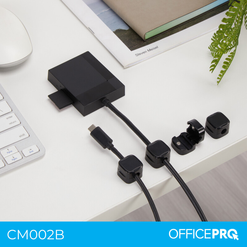 Органайзер для кабеля OfficePro CM002B Black