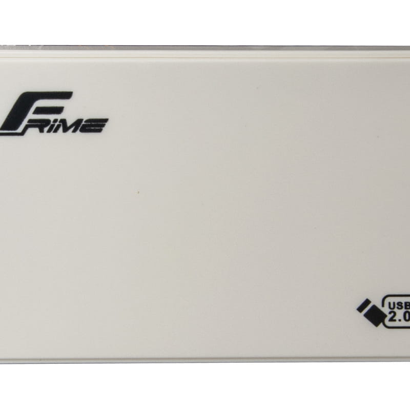 Внешний карман Frime SATA HDD/SSD 2.5", USB 2.0, Plastic, White (FHE11.25U20)