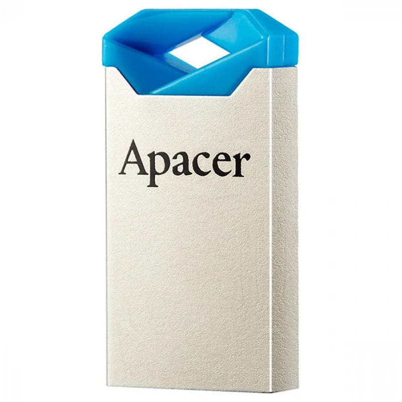 Флеш-накопичувач USB 64GB Apacer AH111 Silver/Blue (AP64GAH111U-1)