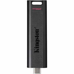 Флеш-накопичувач USB3.2 256GB Type-C Kingston DataTraveler Max Black (DTMAX/256GB)