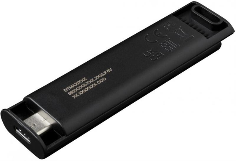 Флеш-накопичувач USB3.2 512GB Type-C Kingston DataTraveler Max Black (DTMAX/512GB)