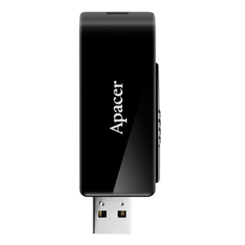 Флеш-накопичувач USB3.2 32GB Apacer AH350 Black (AP32GAH350B-1)