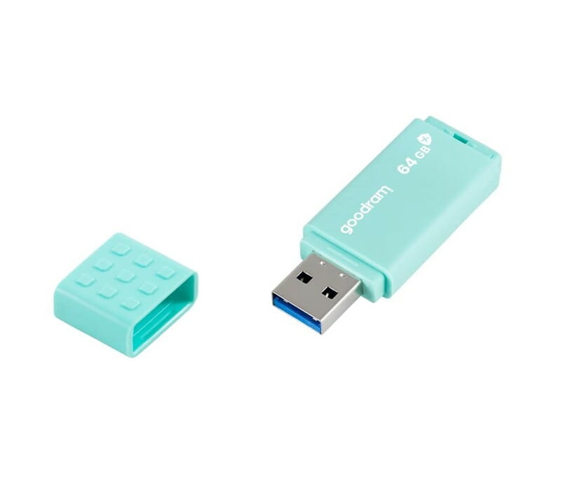 Флеш-накопитель USB3.2 64GB GOODRAM UME3 Care Green (UME3-0640CRR11)
