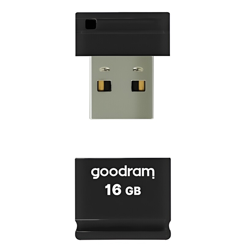 Флеш-накопитель USB2.0 16GB Goodram UPI2 (Piccolo) Black (UPI2-0160K0R11)