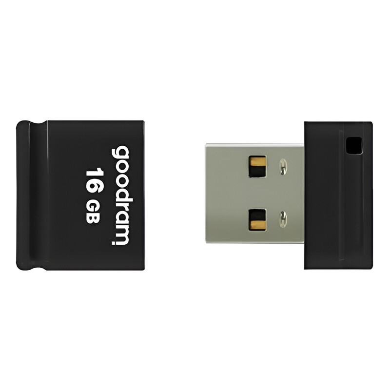 Флеш-накопитель USB2.0 16GB Goodram UPI2 (Piccolo) Black (UPI2-0160K0R11)
