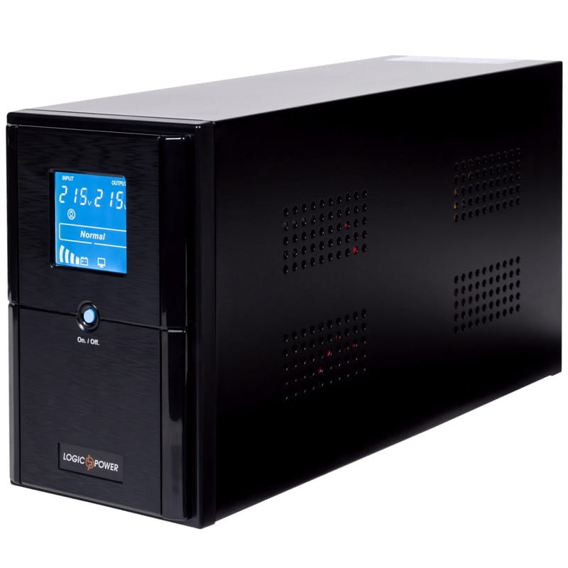 ИБП LogicPower LPM-UL1550VA, Lin.int., AVR, 3 x евро, USB, LCD, металл