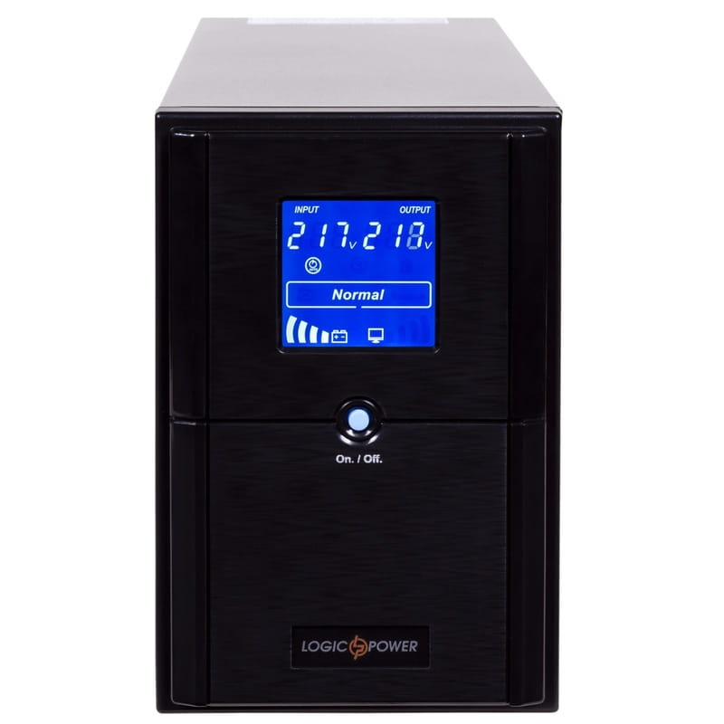 ИБП LogicPower LPM-UL1550VA, Lin.int., AVR, 3 x евро, USB, LCD, металл