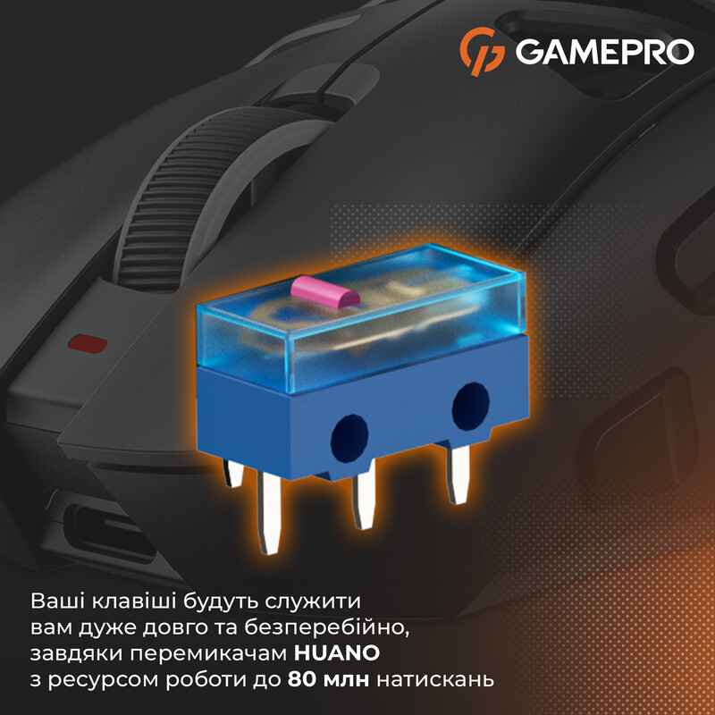 Мышь беспроводная GamePro Genesis Spider (GM870B)