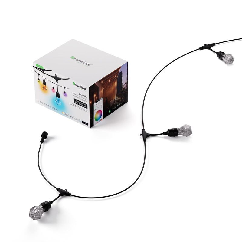 Гирлянда Nanoleaf Smart Multicolor Outdoor String Lights Expansion Pack, 15м (NF084E00-20SLO)